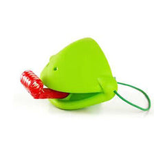 Frog Mouth Sticking Out Tongue Board Game Toy Blowing Chameleon Lizard Mask